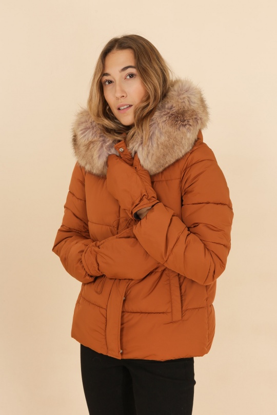 Doudounes Femme Camel Attrait Paris AT8336 Efashion Paris