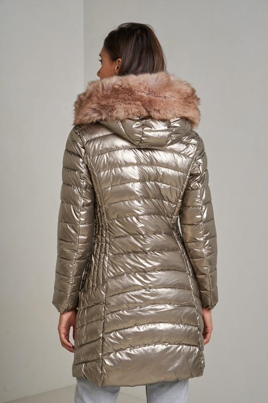 Doudounes Femme Bleu jean Attrait Paris AT8258B Efashion Paris