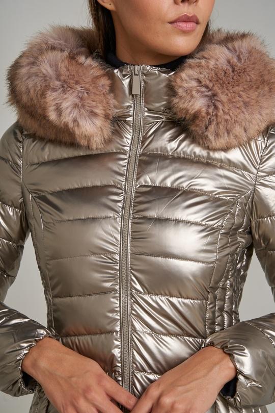 Doudounes Femme Bleu jean Attrait Paris AT8258B Efashion Paris