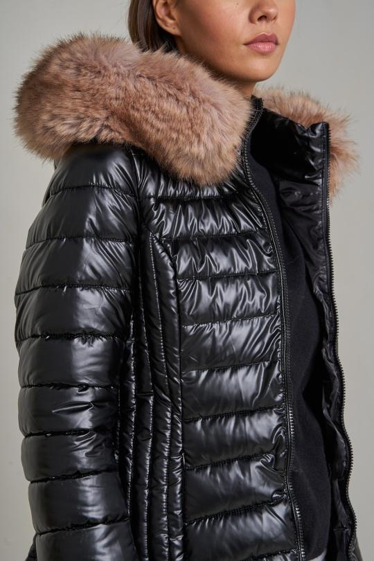 Doudounes Femme Bleu jean Attrait Paris AT8258B Efashion Paris