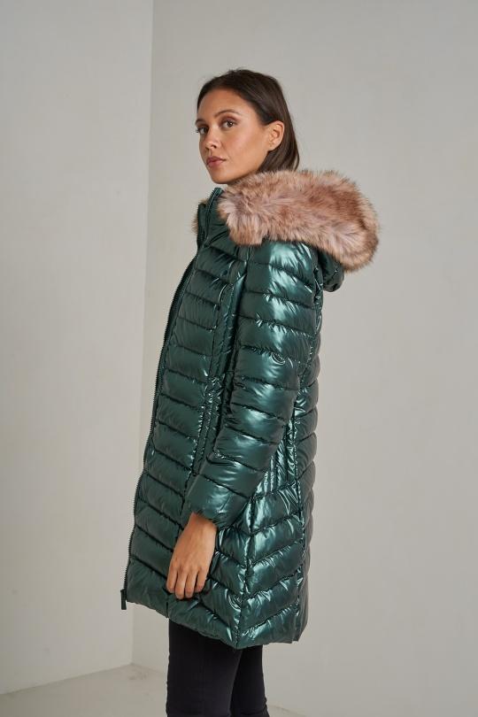 Doudounes Femme Bleu jean Attrait Paris AT8258B Efashion Paris