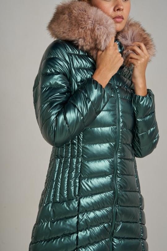 Doudounes Femme Bleu jean Attrait Paris AT8258B Efashion Paris