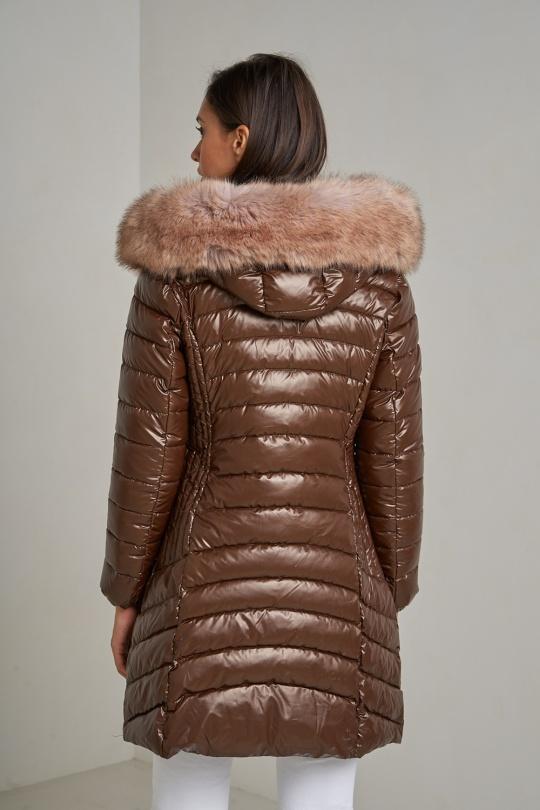 Doudounes Femme Bleu jean Attrait Paris AT8258B Efashion Paris