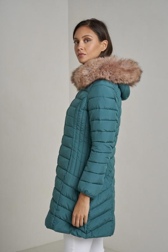 Doudounes Femme Vert Attrait Paris AT8258. Efashion Paris