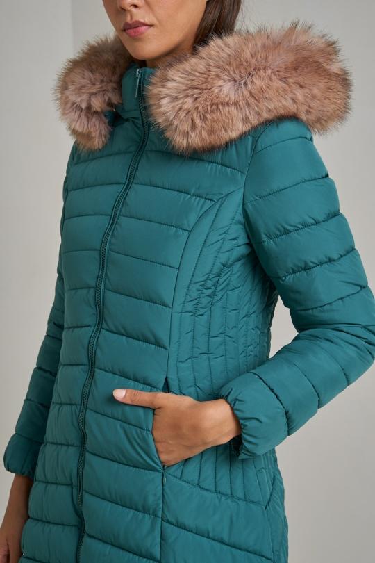 Doudounes Femme Vert Attrait Paris AT8258. Efashion Paris