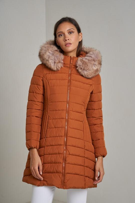 Doudounes Femme Vert Attrait Paris AT8258. Efashion Paris