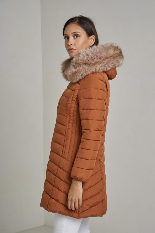 Doudounes Femme Vert Attrait Paris AT8258. Efashion Paris