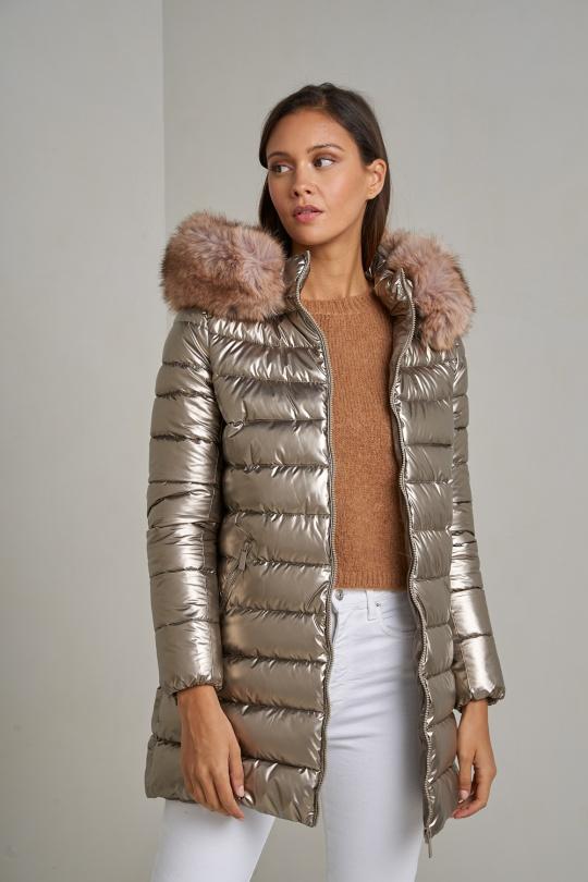 Doudounes Femme Vert sapin Attrait Paris AT8267B. Efashion Paris