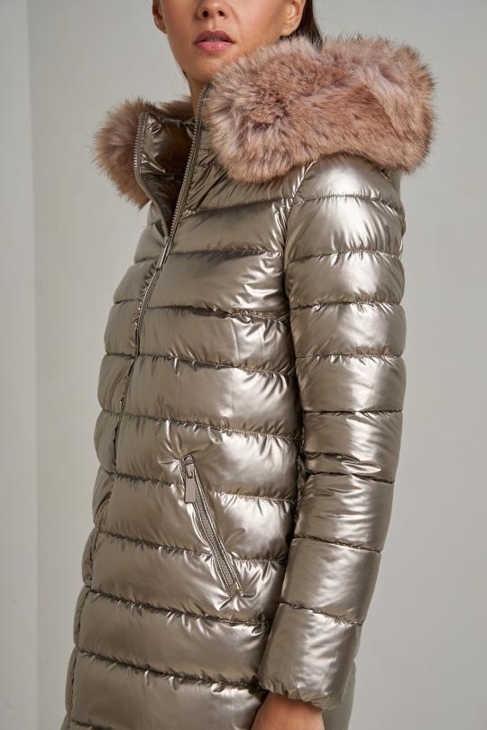 Doudounes Femme Vert sapin Attrait Paris AT8267B. Efashion Paris