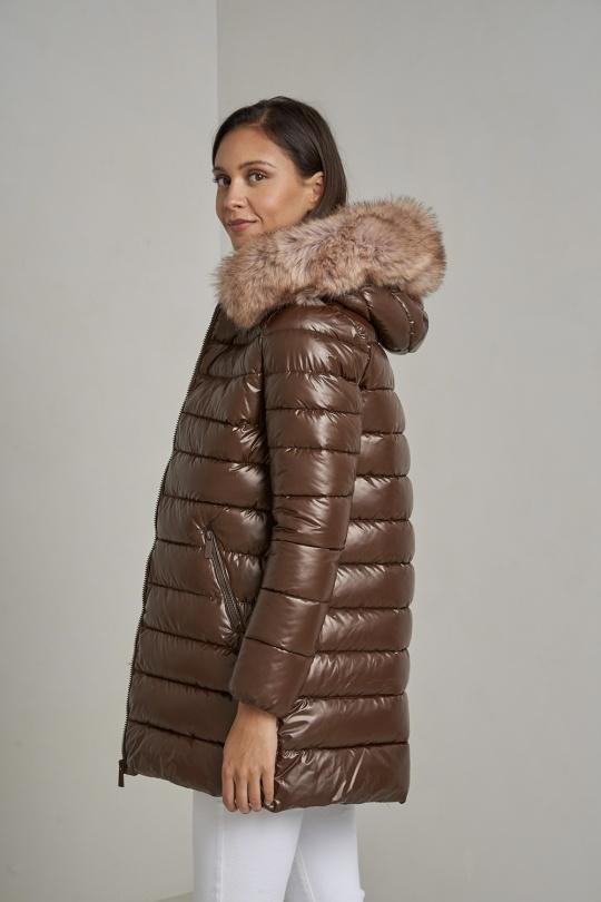 Doudounes Femme Vert sapin Attrait Paris AT8267B. Efashion Paris