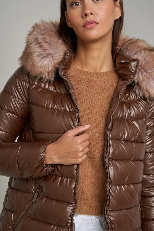 Doudounes Femme Vert sapin Attrait Paris AT8267B. Efashion Paris