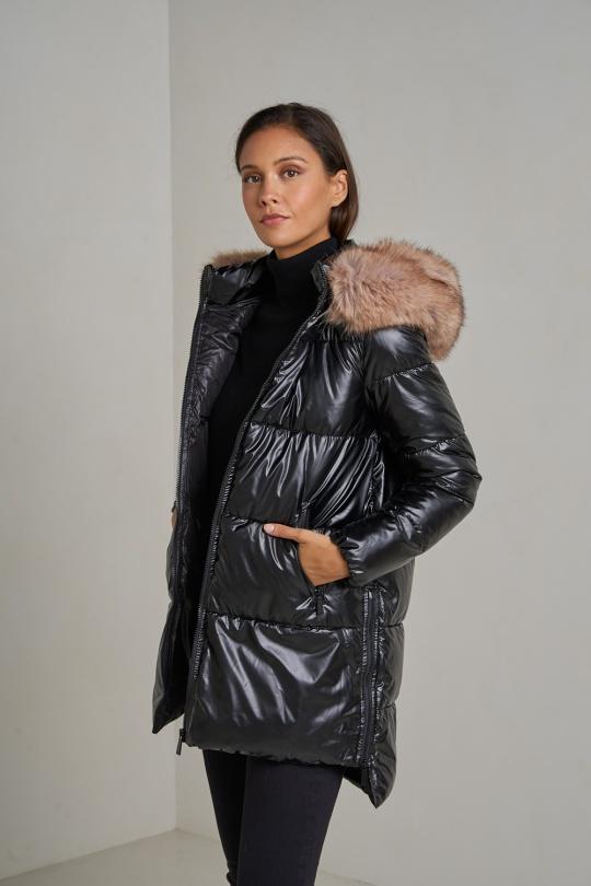 Doudounes Femme Vert Attrait Paris AT8332B Efashion Paris