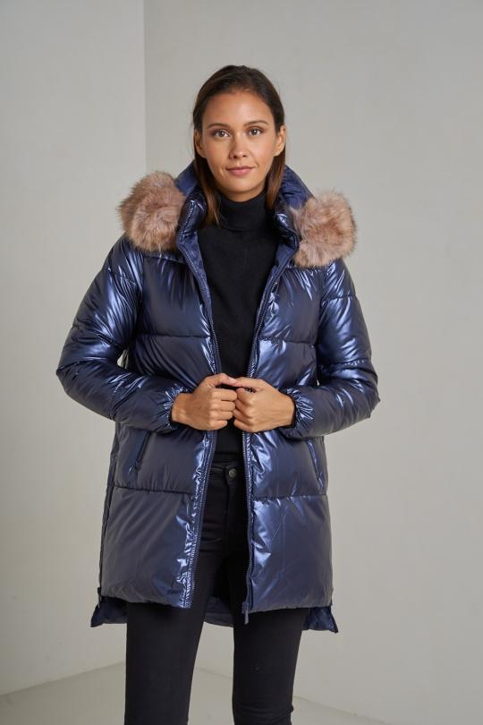 Doudounes Femme Vert Attrait Paris AT8332B Efashion Paris