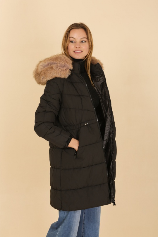 Doudounes Femme Vert Attrait Paris AT8338 Efashion Paris