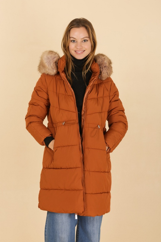 Doudounes Femme Vert Attrait Paris AT8338 Efashion Paris