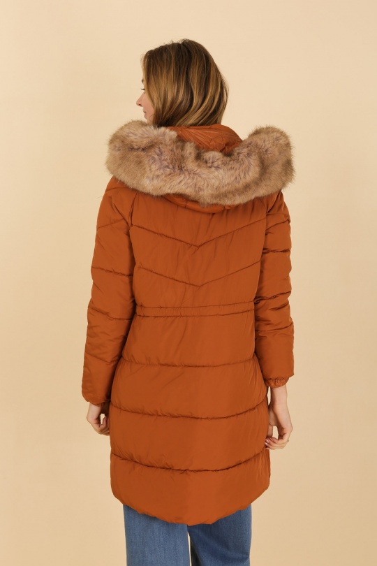 Doudounes Femme Vert Attrait Paris AT8338 Efashion Paris