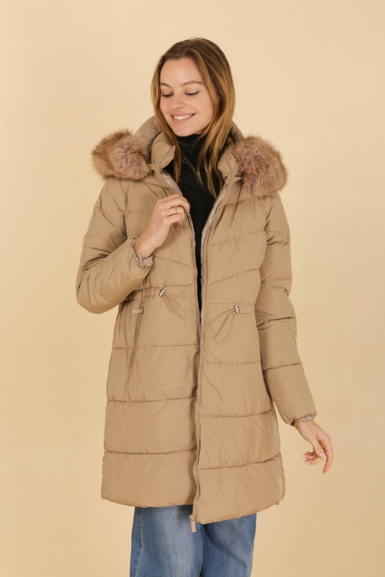 Doudounes Femme Vert Attrait Paris AT8338 Efashion Paris