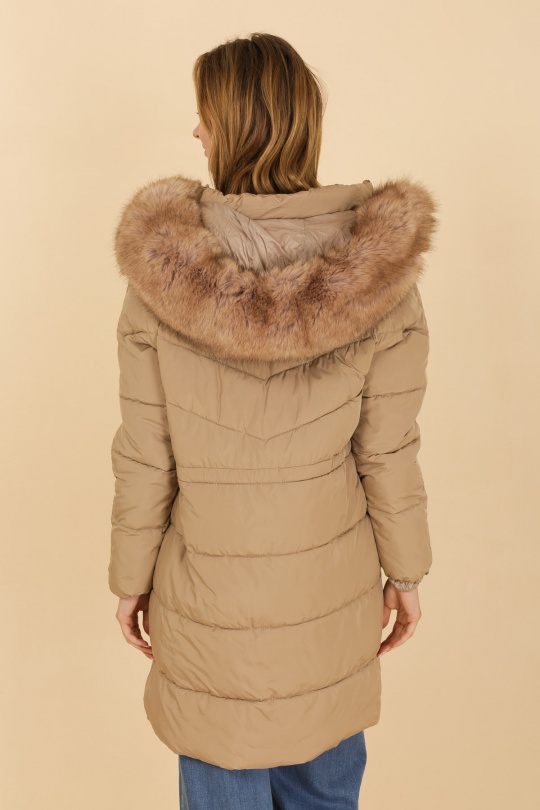 Doudounes Femme Vert Attrait Paris AT8338 Efashion Paris