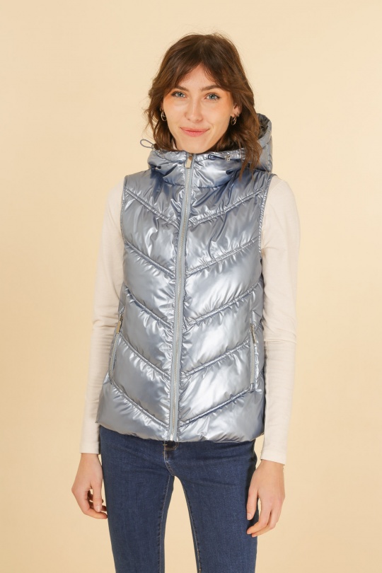 Doudounes Femme Blanc Attrait Paris AT8366B Efashion Paris