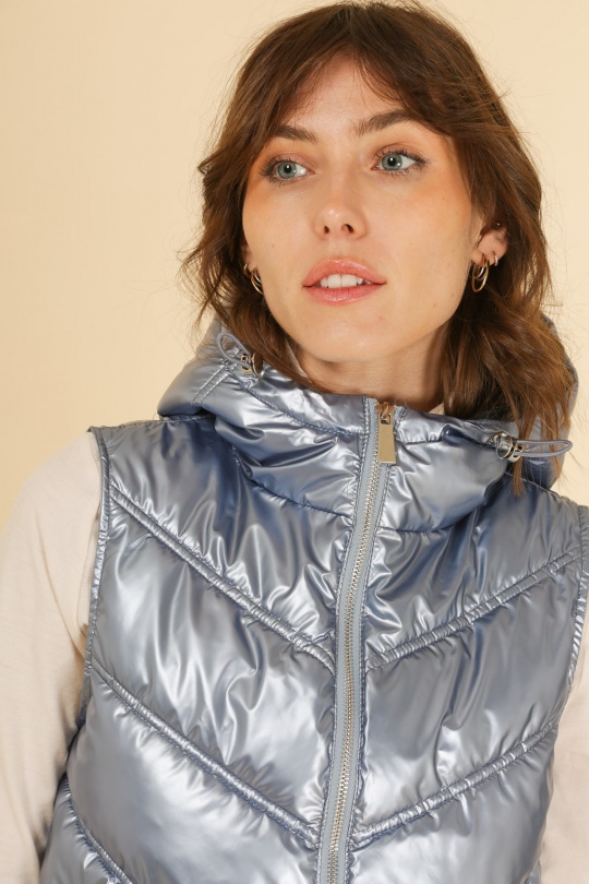 Doudounes Femme Blanc Attrait Paris AT8366B Efashion Paris