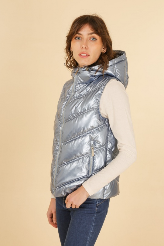 Doudounes Femme Blanc Attrait Paris AT8366B Efashion Paris