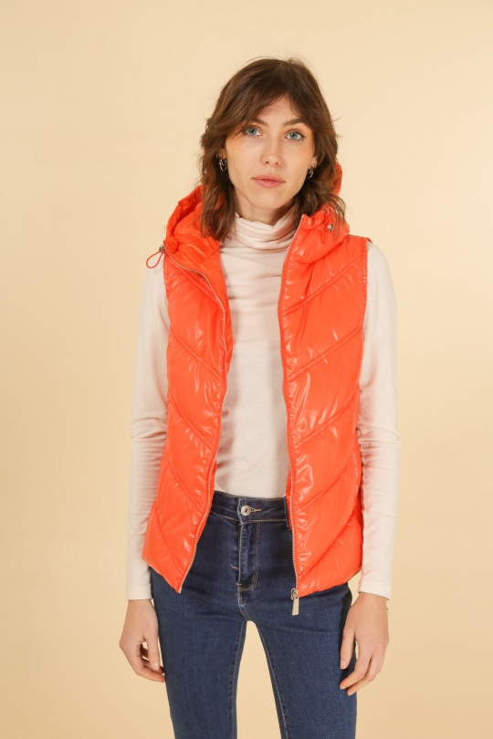 Doudounes Femme Blanc Attrait Paris AT8366B Efashion Paris