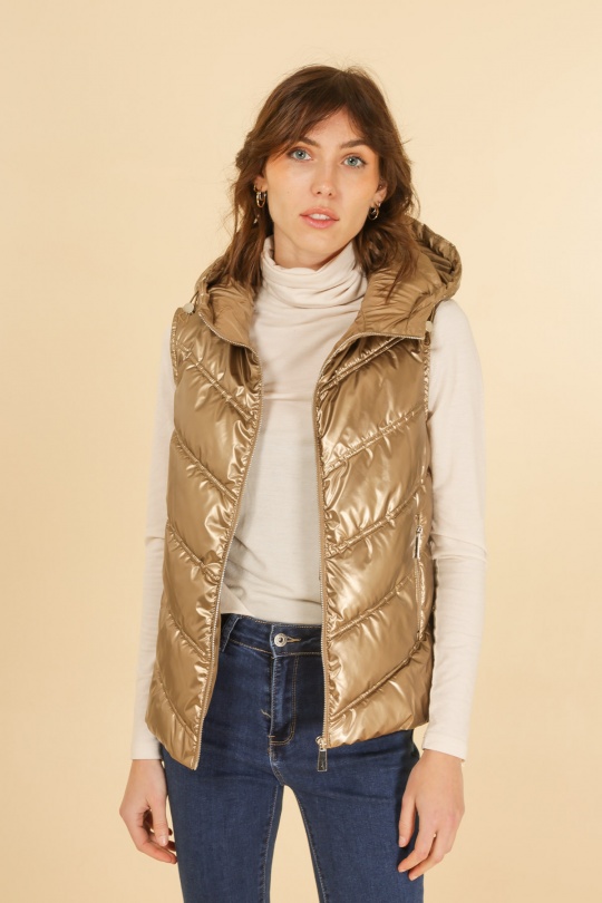 Doudounes Femme Blanc Attrait Paris AT8366B Efashion Paris