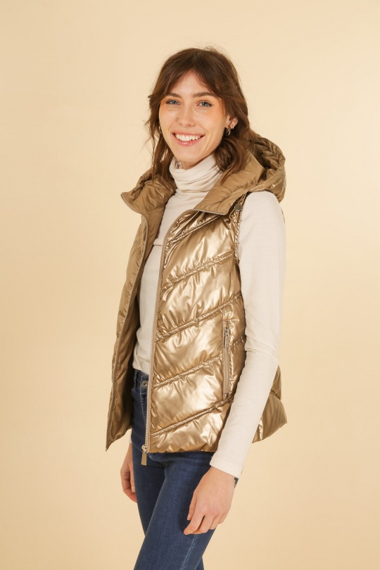 Doudounes Femme Blanc Attrait Paris AT8366B Efashion Paris