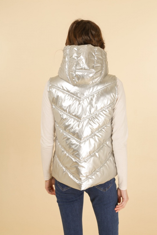 Doudounes Femme Blanc Attrait Paris AT8366B Efashion Paris