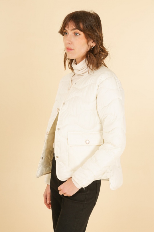 Doudounes Femme Mauve Attrait Paris AT8371 Efashion Paris