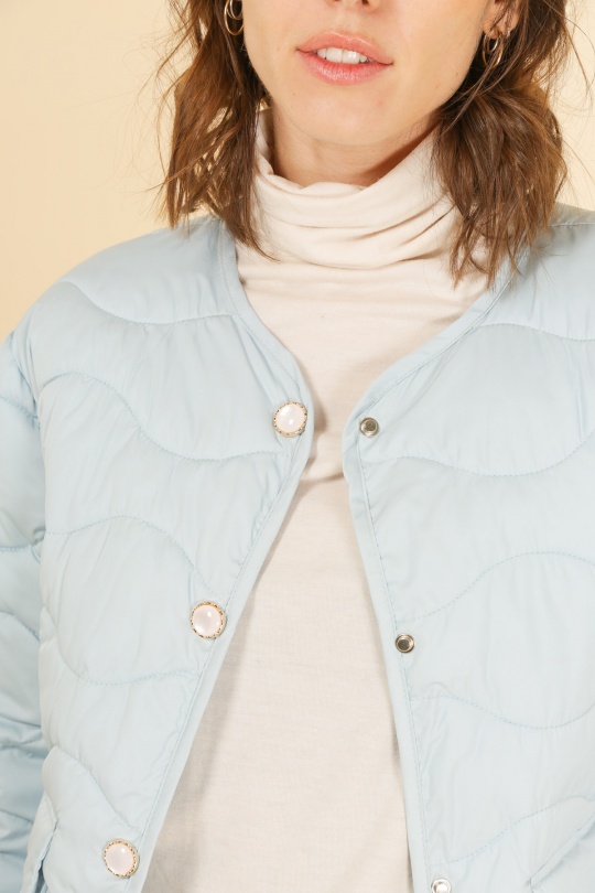 Doudounes Femme Mauve Attrait Paris AT8371 Efashion Paris