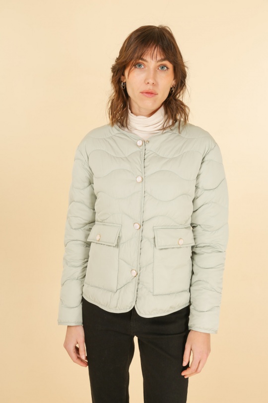 Doudounes Femme Mauve Attrait Paris AT8371 Efashion Paris