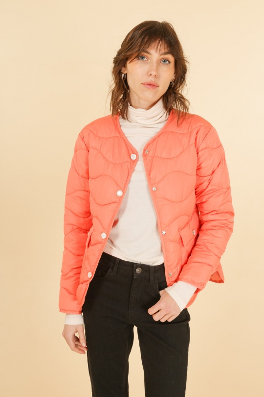 Doudounes Femme Mauve Attrait Paris AT8371 Efashion Paris