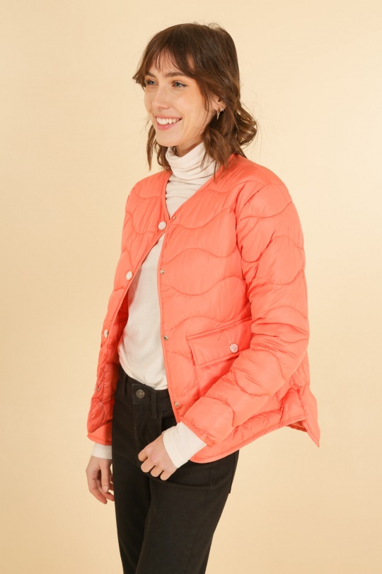 Doudounes Femme Mauve Attrait Paris AT8371 Efashion Paris