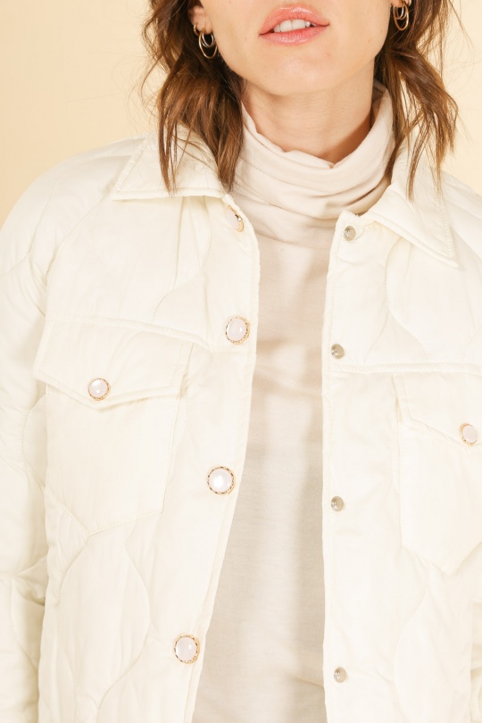 Doudounes Femme Jaune Attrait Paris AT8372 Efashion Paris