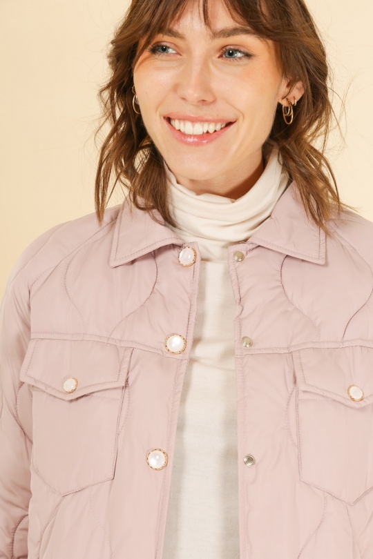 Doudounes Femme Jaune Attrait Paris AT8372 Efashion Paris