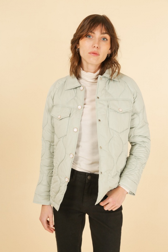 Doudounes Femme Jaune Attrait Paris AT8372 Efashion Paris