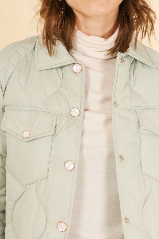 Doudounes Femme Jaune Attrait Paris AT8372 Efashion Paris