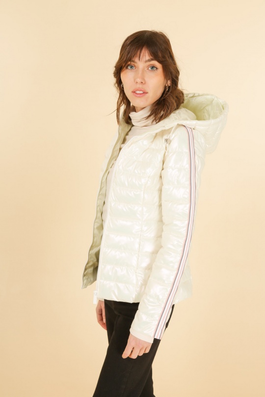 Doudounes Femme Argent Attrait Paris AT8368B Efashion Paris