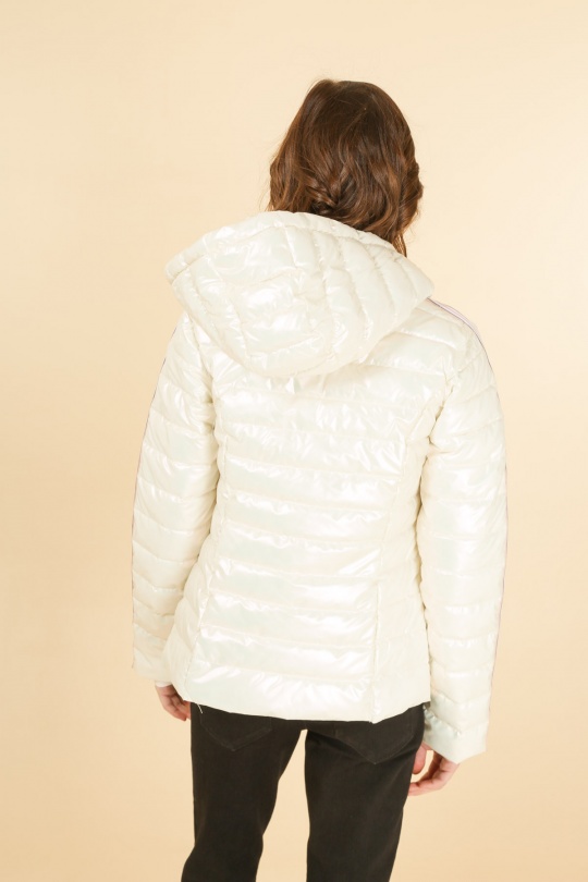 Doudounes Femme Argent Attrait Paris AT8368B Efashion Paris