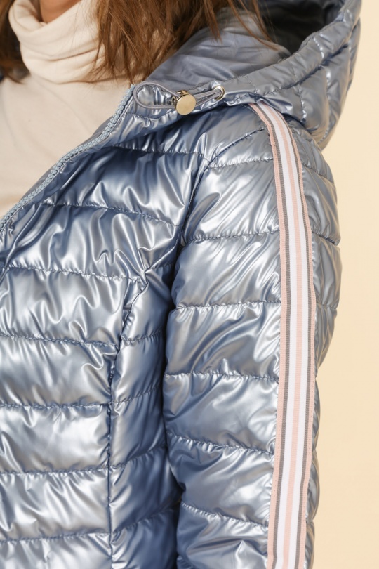 Doudounes Femme Argent Attrait Paris AT8368B Efashion Paris