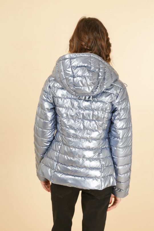 Doudounes Femme Argent Attrait Paris AT8368B Efashion Paris