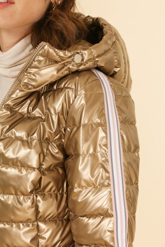 Doudounes Femme Argent Attrait Paris AT8368B Efashion Paris