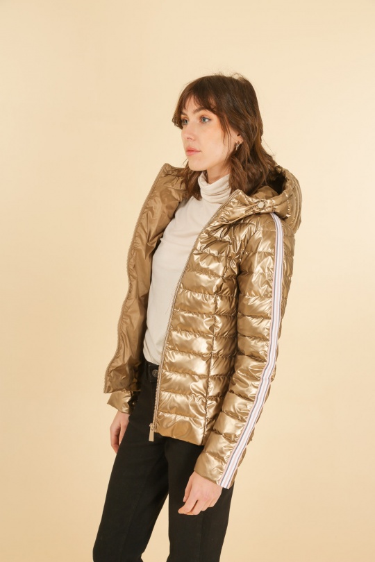 Doudounes Femme Argent Attrait Paris AT8368B Efashion Paris