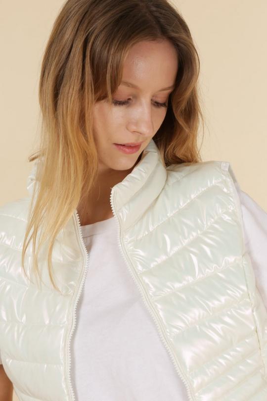 Doudounes Femme Argent Attrait Paris AT342B Efashion Paris