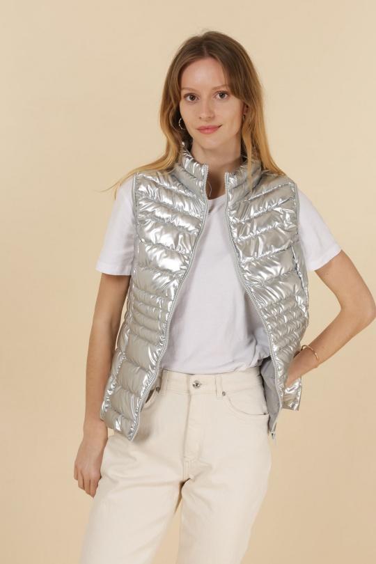 Doudounes Femme Argent Attrait Paris AT342B Efashion Paris