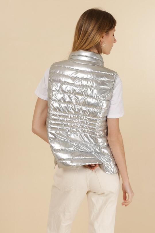 Doudounes Femme Argent Attrait Paris AT342B Efashion Paris