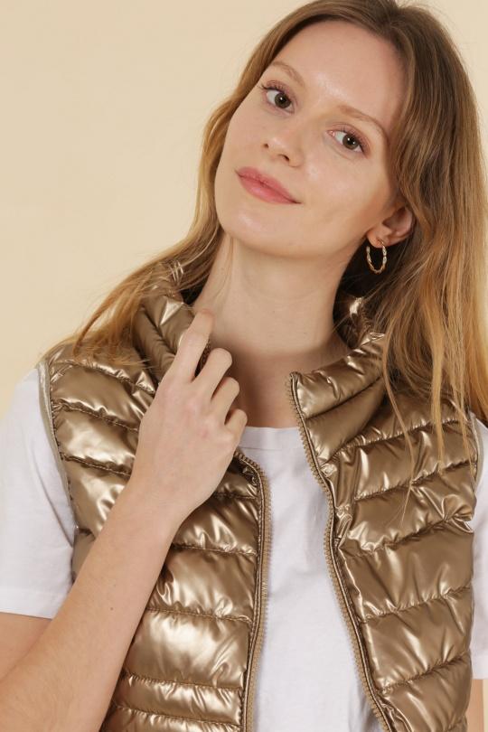 Doudounes Femme Argent Attrait Paris AT342B Efashion Paris