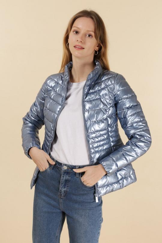 Doudounes Femme Chocolat Attrait Paris AT8089B Efashion Paris