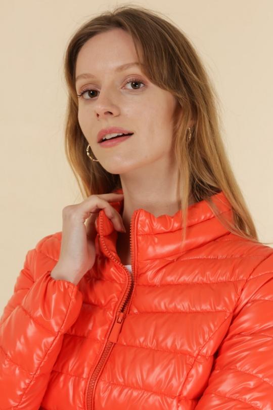 Doudounes Femme Chocolat Attrait Paris AT8089B Efashion Paris